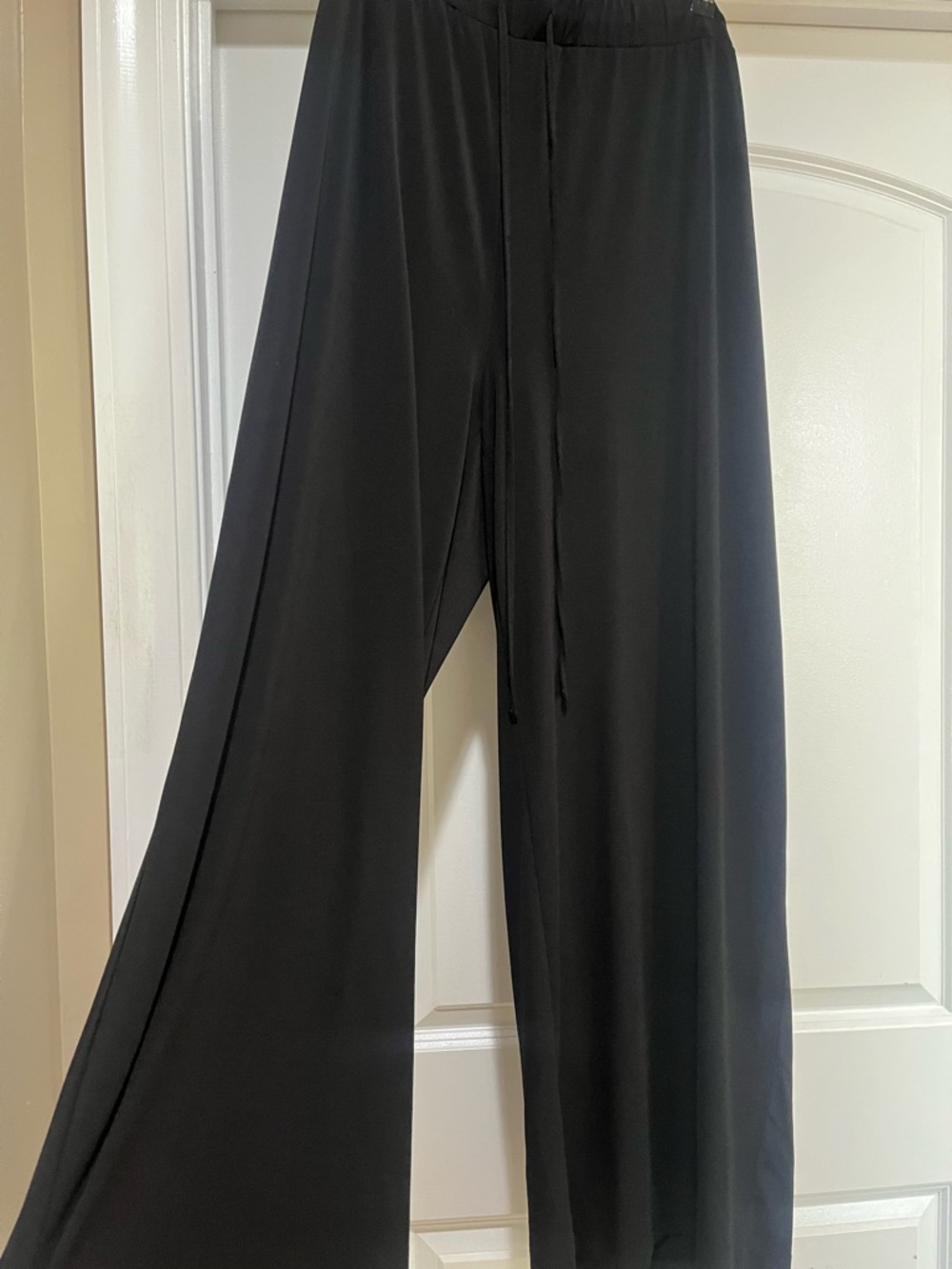 new directions Black Wide-Leg Pull-On Pants